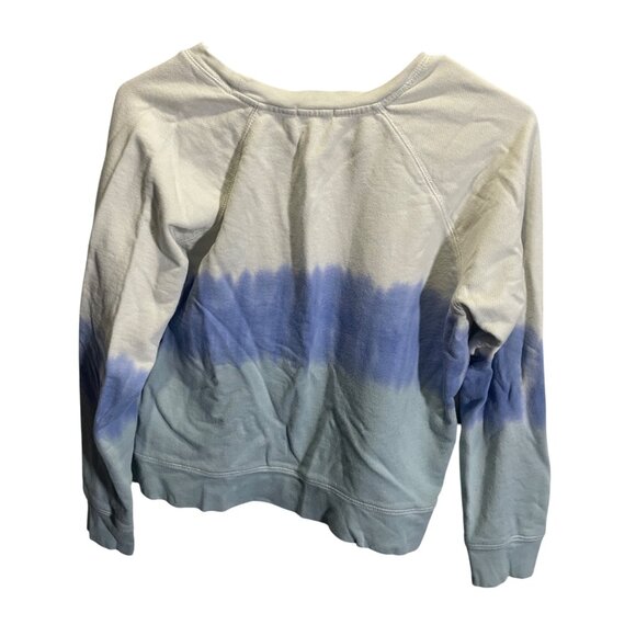 Rails S Multicolor Tie-Dye Pullover Sweatshirt Cotton Blend Blue/White - Picture 4 of 4